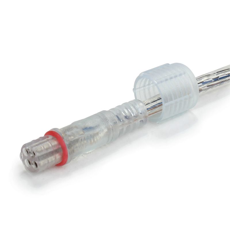 1 Pairs of 4 Pin Transparent Male Female Waterproof Connector Cable Wire Cord 4 x 0.3 MM For RGB LED Strip Lights 1 Pairs of 4 Pin Transparent Male Female Waterproof Connector Cable Wire Cord 4 x 0.3 MM For RGB LED Strip Lights
